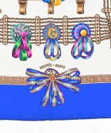 HERMES（エルメス）バンダナ・スカーフ 青 サイズ:90 レディース/2200716254195