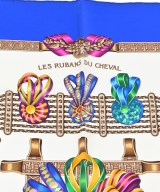 HERMES（エルメス）バンダナ・スカーフ 青 サイズ:90 レディース/2200716254195