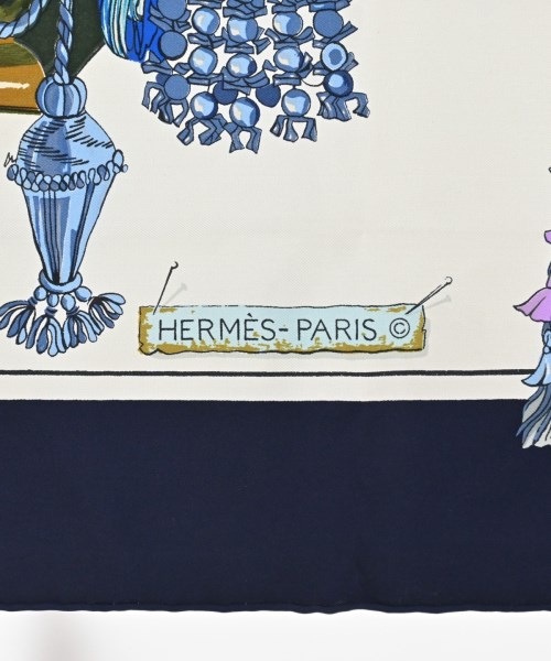 HERMES（エルメス）バンダナ・スカーフ 白 サイズ:90 レディース/2200716254263
