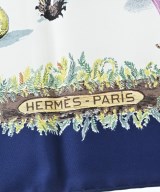 HERMES（エルメス）バンダナ・スカーフ 紺 サイズ:90 レディース/2200717879038