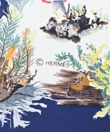 HERMES（エルメス）バンダナ・スカーフ 紺 サイズ:90 レディース/2200717879038
