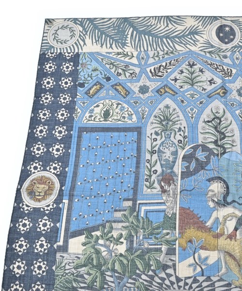 HERMES（エルメス）バンダナ・スカーフ 青 サイズ:140 レディース/2200714950327