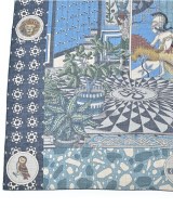 HERMES（エルメス）バンダナ・スカーフ 青 サイズ:140 レディース/2200714950327