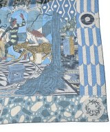 HERMES（エルメス）バンダナ・スカーフ 青 サイズ:140 レディース/2200714950327