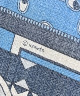 HERMES（エルメス）バンダナ・スカーフ 青 サイズ:140 レディース/2200714950327