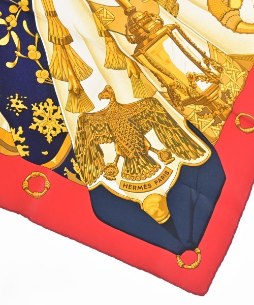 HERMES（エルメス）バンダナ・スカーフ 赤 サイズ:90 レディース/2200717895687