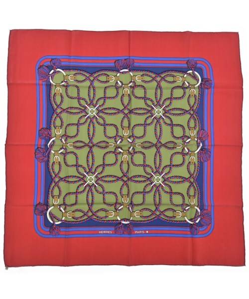 HERMES(エルメス)バンダナ・スカーフ 赤 サイズ:-/2200645236019
