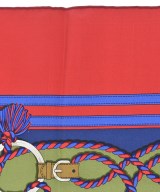 HERMES（エルメス）バンダナ・スカーフ 赤 サイズ:- レディース/2200645236019