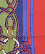 HERMES（エルメス）バンダナ・スカーフ 赤 サイズ:- レディース/2200645236019