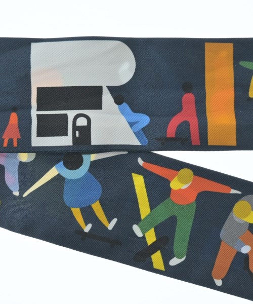 HERMES（エルメス）バンダナ・スカーフ 紺 サイズ:- レディース/2200645004151