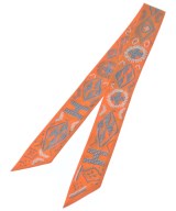 HERMES（エルメス）バンダナ・スカーフ オレンジ サイズ:- レディース/2200646031057