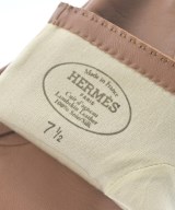HERMES（エルメス）手袋 茶 サイズ:7.5 レディース/2200646356198