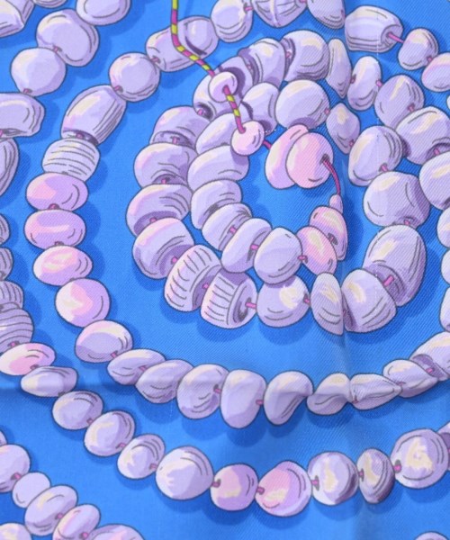 HERMES（エルメス）バンダナ・スカーフ 青 サイズ:90 レディース/2200647285114