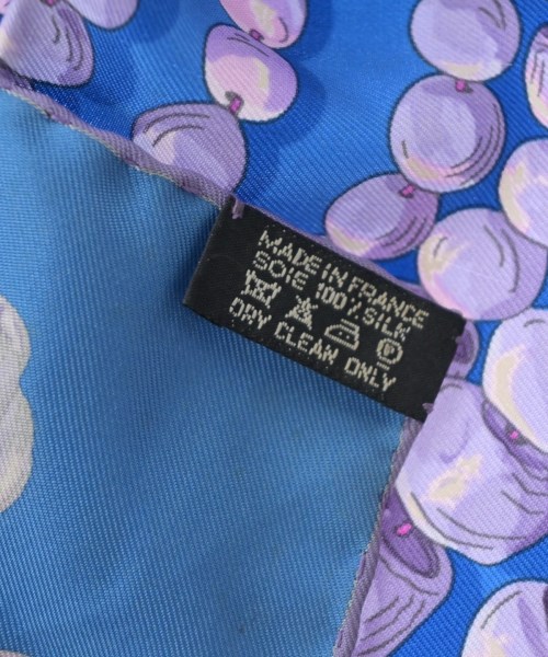 HERMES（エルメス）バンダナ・スカーフ 青 サイズ:90 レディース/2200647285114