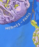 HERMES（エルメス）バンダナ・スカーフ 青 サイズ:90 レディース/2200647285114