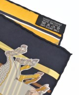 HERMES（エルメス）バンダナ・スカーフ 黄 サイズ:90 レディース/2200647425022