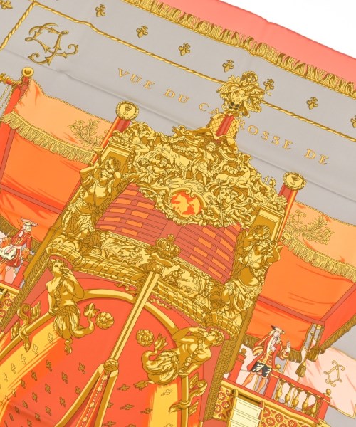 HERMES（エルメス）バンダナ・スカーフ ピンク サイズ:90 レディース/2200647425039