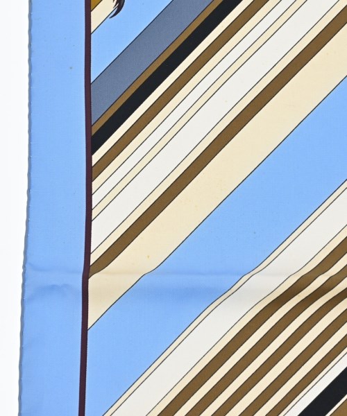 HERMES（エルメス）バンダナ・スカーフ 青 サイズ:90 レディース/2200647941010