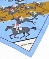 HERMES（エルメス）バンダナ・スカーフ 青 サイズ:90 レディース/2200647941010