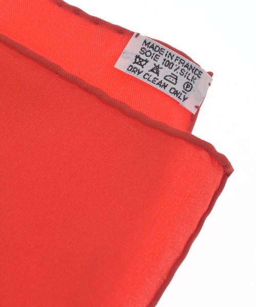 HERMES（エルメス）バンダナ・スカーフ 赤 サイズ:70 レディース/2200638724943