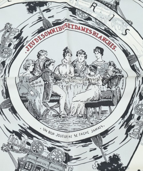 HERMES（エルメス）バンダナ・スカーフ 黒 サイズ:70 レディース/2200649226023