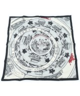 HERMES（エルメス）バンダナ・スカーフ 黒 サイズ:70 レディース/2200649226023