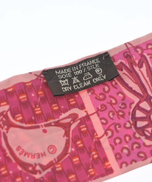 HERMES（エルメス）バンダナ・スカーフ ピンク サイズ:- レディース/2200641372209