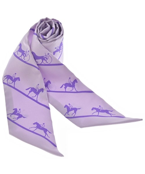 HERMES（エルメス）バンダナ・スカーフ 紫 サイズ:- レディース/2200649433179