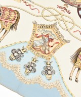 HERMES（エルメス）バンダナ・スカーフ 青 サイズ:- レディース/2200649433315