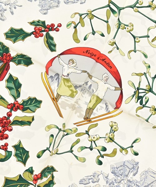 HERMES（エルメス）バンダナ・スカーフ 白 サイズ:- レディース/2200649433322