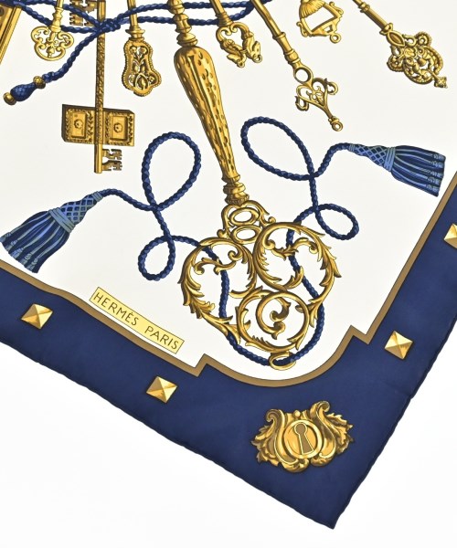 HERMES（エルメス）バンダナ・スカーフ 白 サイズ:- レディース/2200649433339