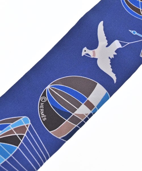 HERMES（エルメス）バンダナ・スカーフ 青 サイズ:- レディース/2200649433506