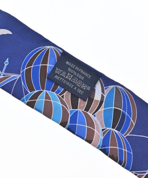 HERMES（エルメス）バンダナ・スカーフ 青 サイズ:- レディース/2200649433506