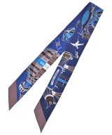 HERMES（エルメス）バンダナ・スカーフ 青 サイズ:- レディース/2200649433506