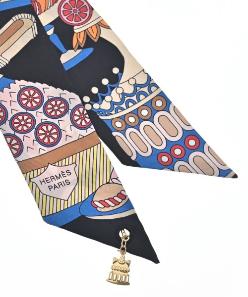 HERMES（エルメス）バンダナ・スカーフ 黒 サイズ:- レディース/2200649433520