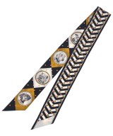 HERMES（エルメス）バンダナ・スカーフ 黒 サイズ:- レディース/2200649433537