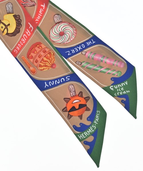 HERMES（エルメス）バンダナ・スカーフ ベージュ サイズ:- レディース/2200649434671