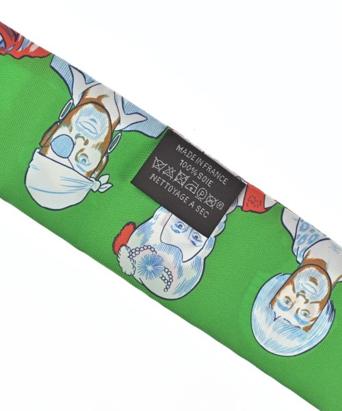 HERMES（エルメス）バンダナ・スカーフ 緑 サイズ:- レディース/2200649434688