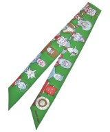 HERMES（エルメス）バンダナ・スカーフ 緑 サイズ:- レディース/2200649434688