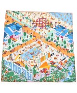 HERMES（エルメス）バンダナ・スカーフ オレンジ サイズ:90 レディース/2200649815111