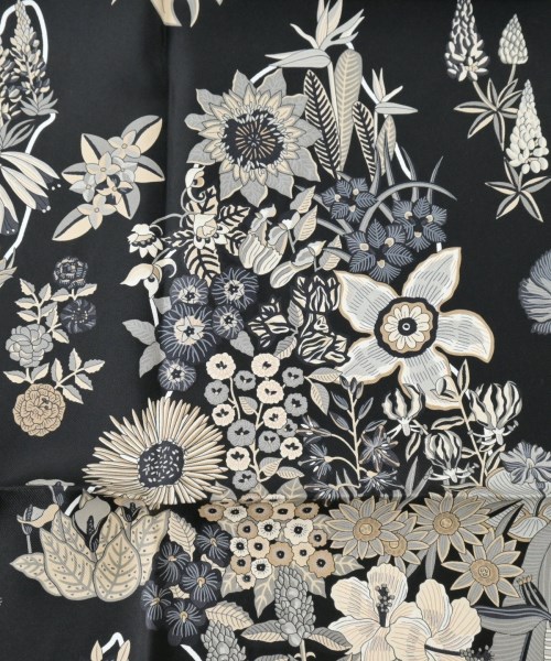 HERMES（エルメス）バンダナ・スカーフ 黒 サイズ:90 レディース/2200651292047