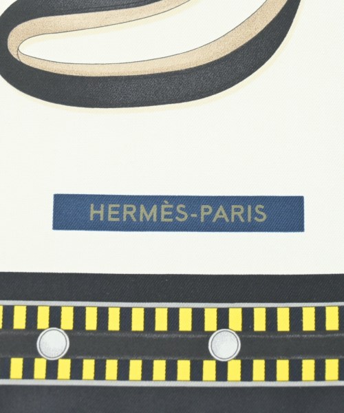 HERMES（エルメス）バンダナ・スカーフ 白 サイズ:90 レディース/2200651292054