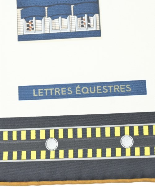 HERMES（エルメス）バンダナ・スカーフ 白 サイズ:90 レディース/2200651292054