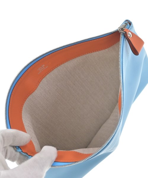 HERMES（エルメス）ポーチ 青 サイズ:MM レディース/2200651292078