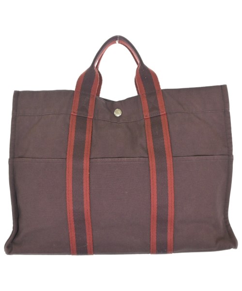 HERMES（エルメス）トートバッグ 茶 サイズ:MM レディース/2200652144086