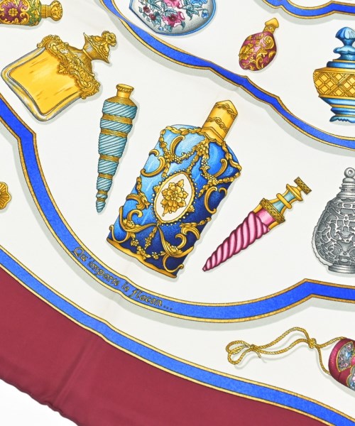 HERMES（エルメス）バンダナ・スカーフ 赤 サイズ:90 レディース/2200652144970