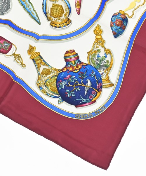 HERMES（エルメス）バンダナ・スカーフ 赤 サイズ:90 レディース/2200652144970