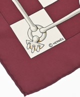 HERMES（エルメス）バンダナ・スカーフ 赤 サイズ:90 レディース/2200652144987