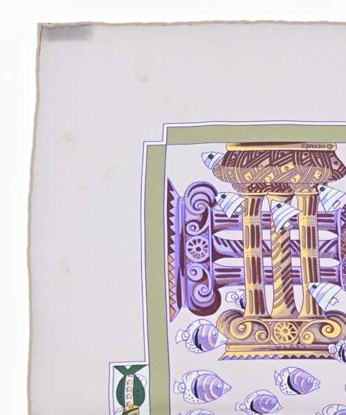 HERMES（エルメス）バンダナ・スカーフ 白 サイズ:90 レディース/2200652144994