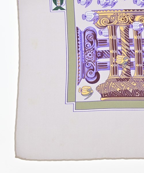 HERMES（エルメス）バンダナ・スカーフ 白 サイズ:90 レディース/2200652144994